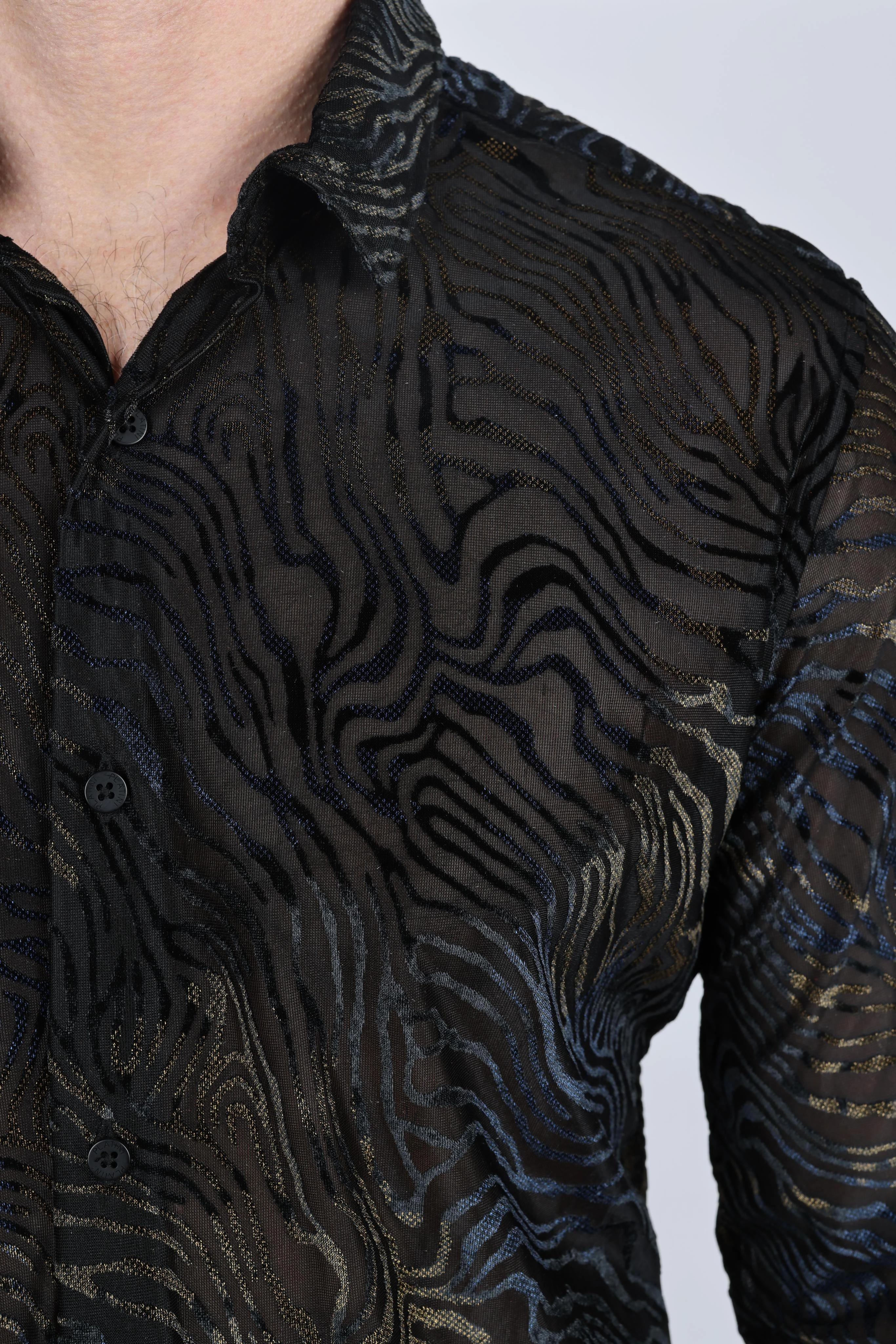 Mens Modern Fit Stretch Velvet Fashion Shirt hypoallergenic material Plus Size Fit