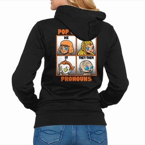 Cozy Hoodie Wear side pocket Pop Culture Pronouns