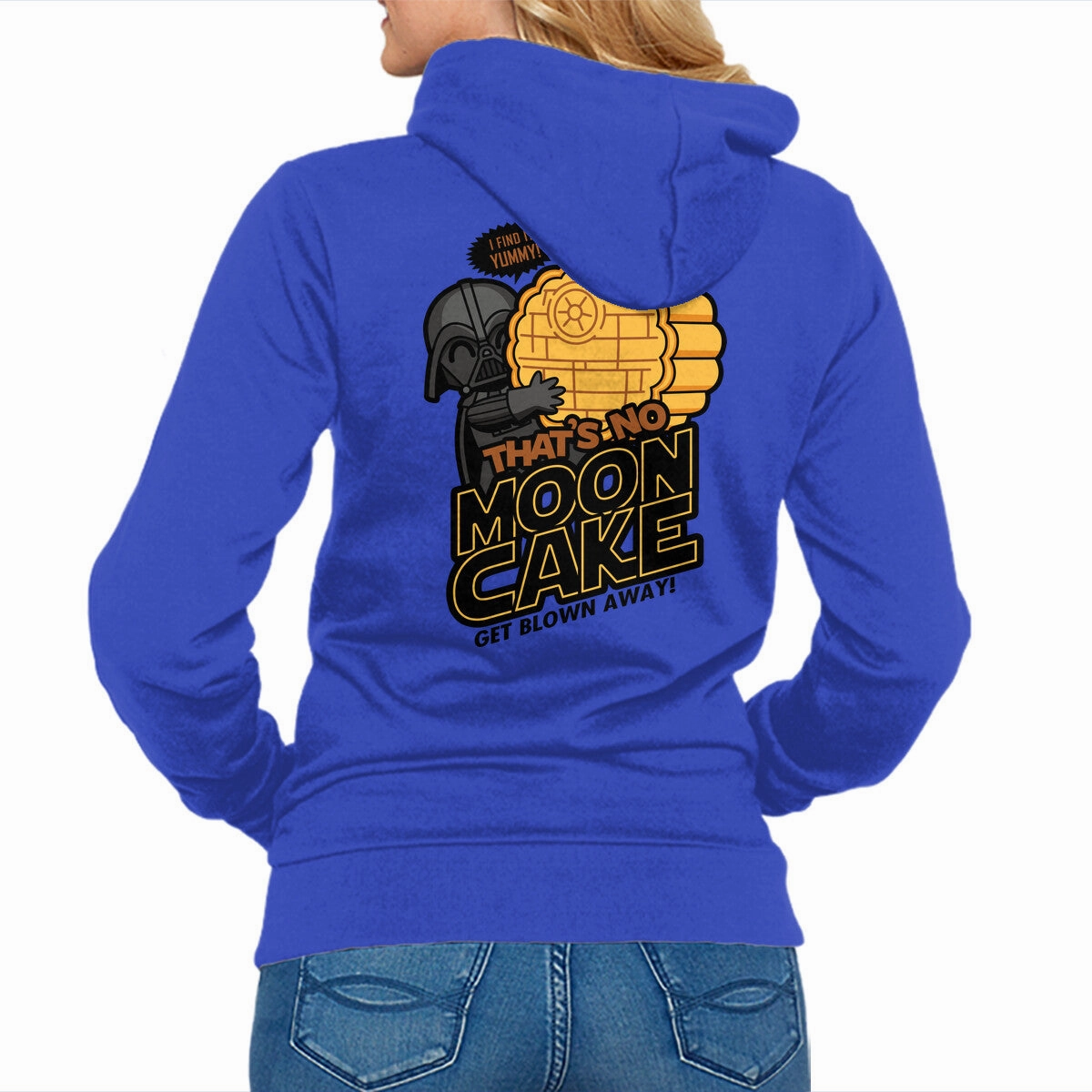 Relaxed Fit Hoodie That's No Moon Cake