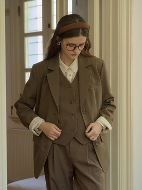 Soft Jersey Creative Flow Ryan Classic Notched Lapel Pocket Back Slit Blazer