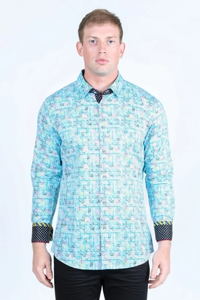 Satin Cotton/Spandex Long Sleeve Shirt Weekend Vibes Workwear Style