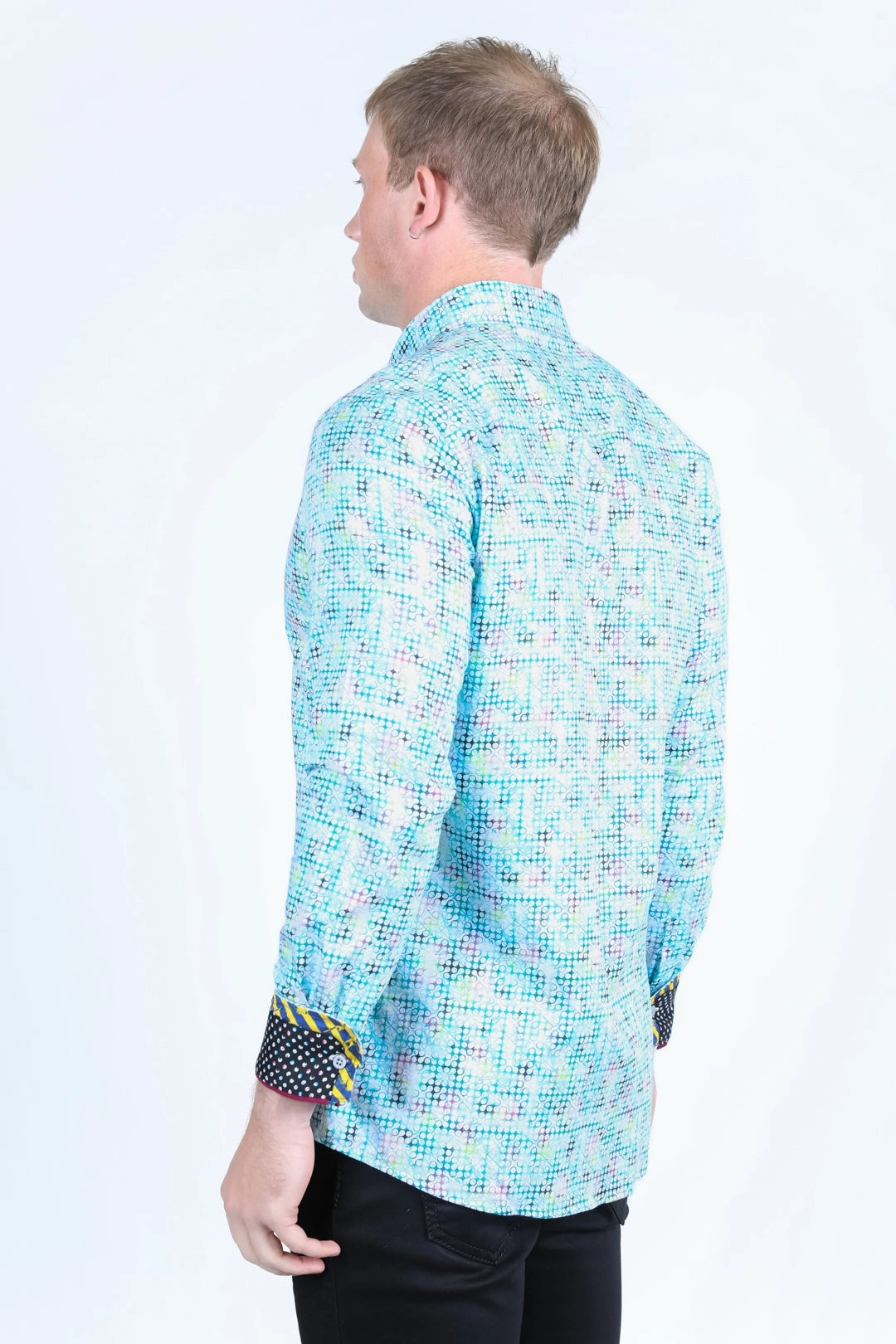 Satin Cotton/Spandex Long Sleeve Shirt Eco Friendly Material