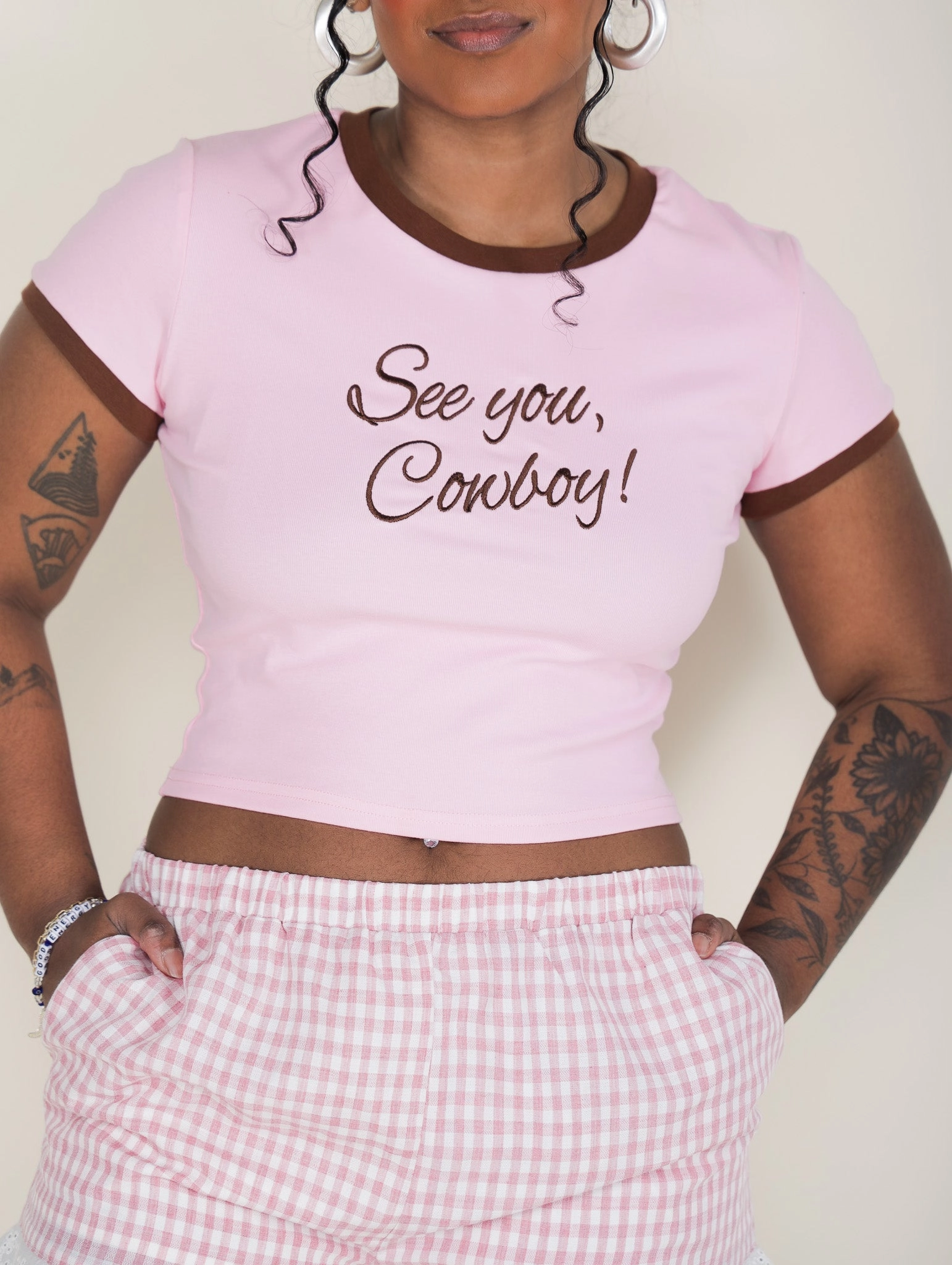 See You Cowboy Tee DurableReinforcement OdorControl