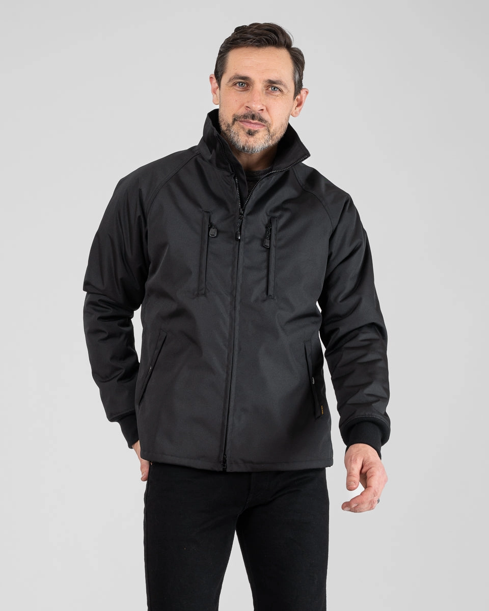 Cordura? Fleece Lined Windbreaker - Black Casual Skirt