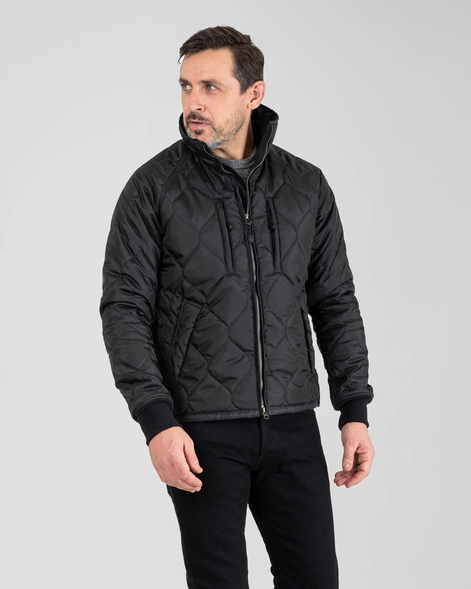 Primaloft? Quilted Rider??s Jacket - Black fashionable blazer Star Fit