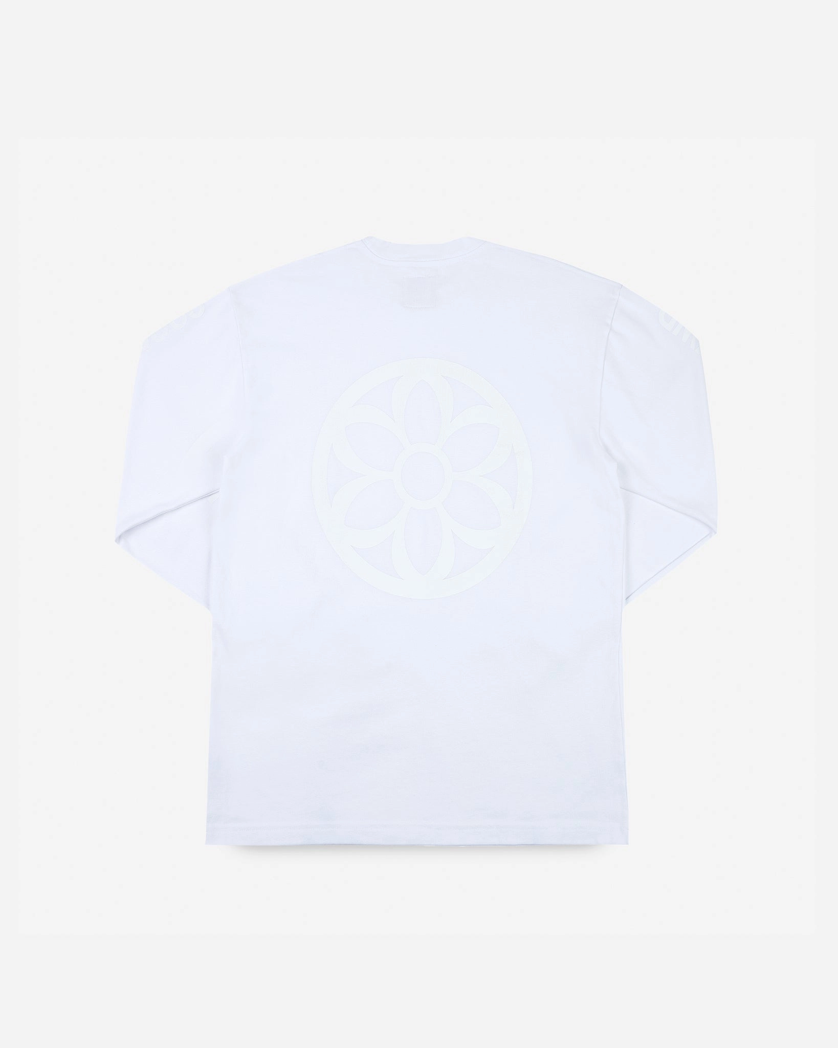 GOOD ART HLYWD Heavyweight Long Sleeve Crew Neck T-Shirt - Optic White Warm Socks