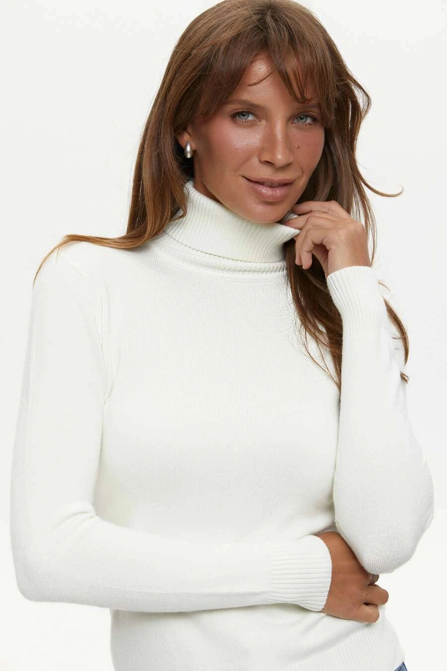 Modern Knit Milk Basic Knit Turtleneck Sweater