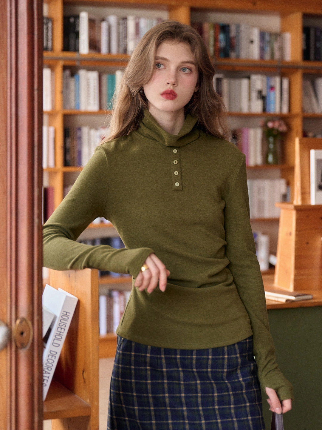 Craft Core Estrella Turtleneck Knit Top