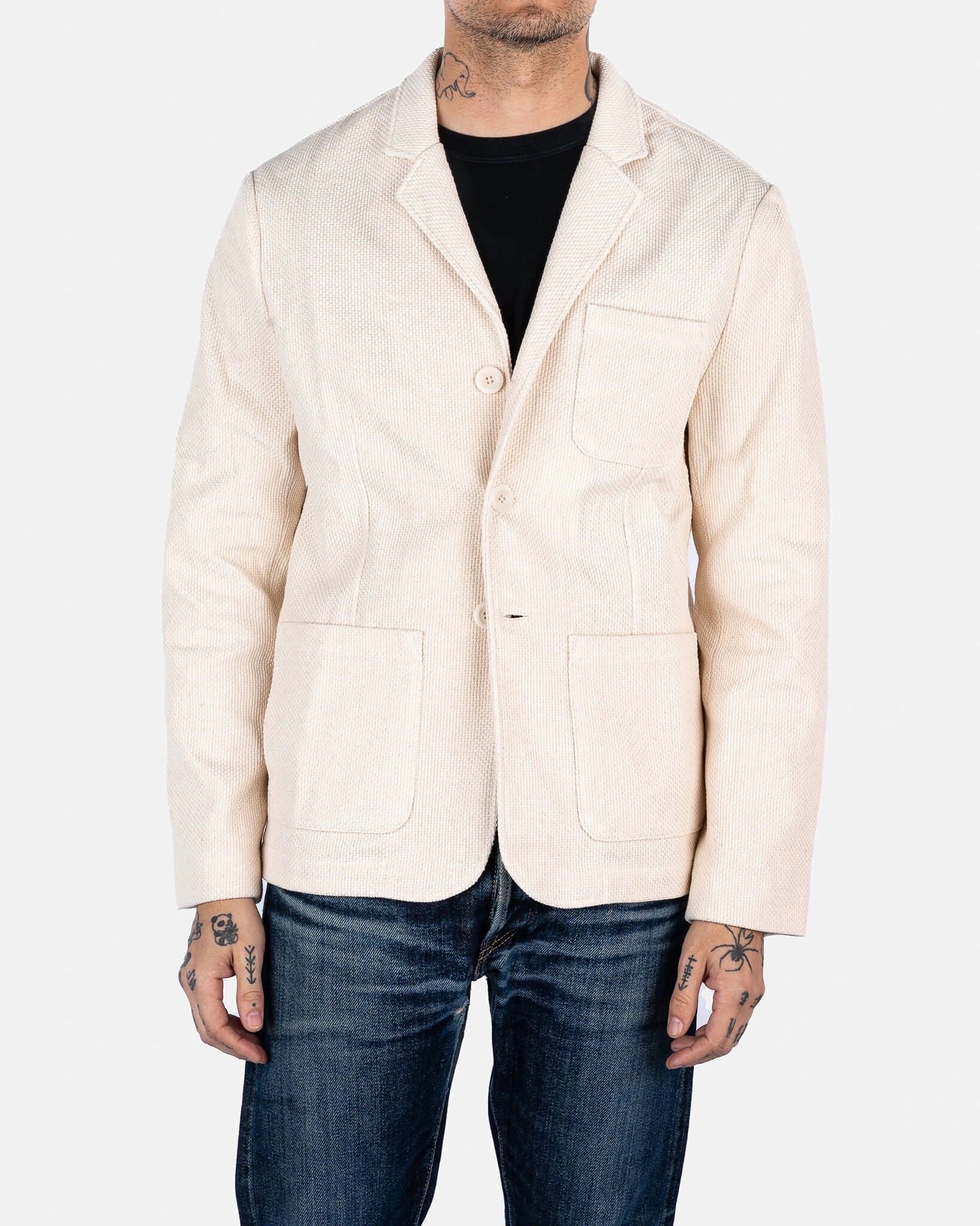 STF Sashiko Blazer - Kibata WeatherproofZipper