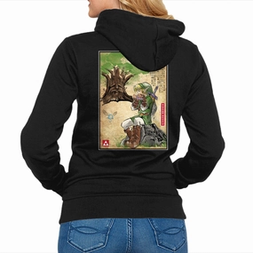 The Great Deku Woodblock Brunch Style