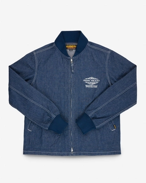 Multi Pocket Layout 10oz Nep Denim Windbreaker - Indigo