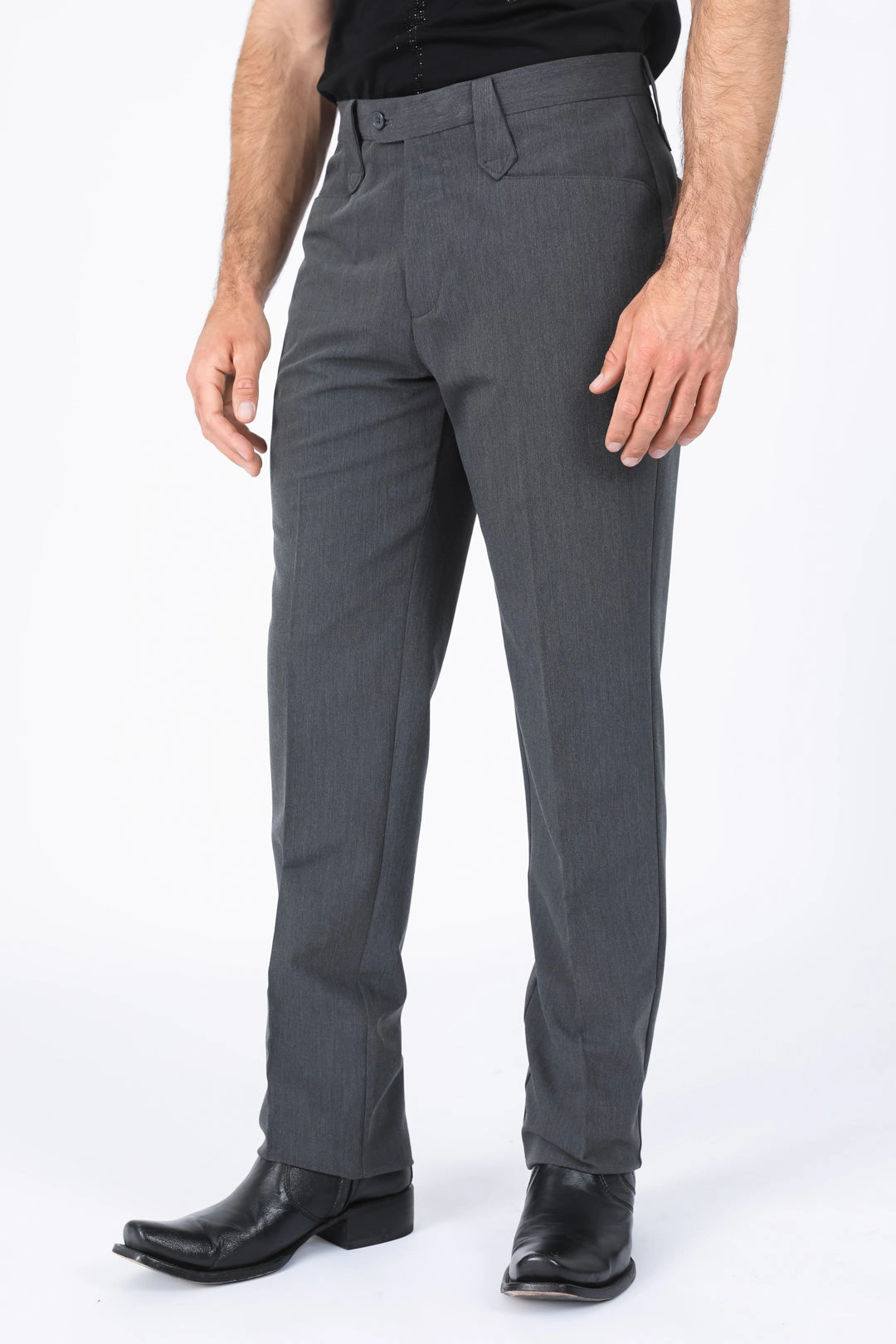 Shine Fit Harbor Style Heath Mens Poly-Stretch Boot-Cut Western Suit Pants