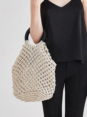 Chowxiaodou Woven Bracelet Bag Holiday Glow Formal Wear