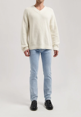 Basic Wear TactileStitching Bryce Mid Straight - Light Stone