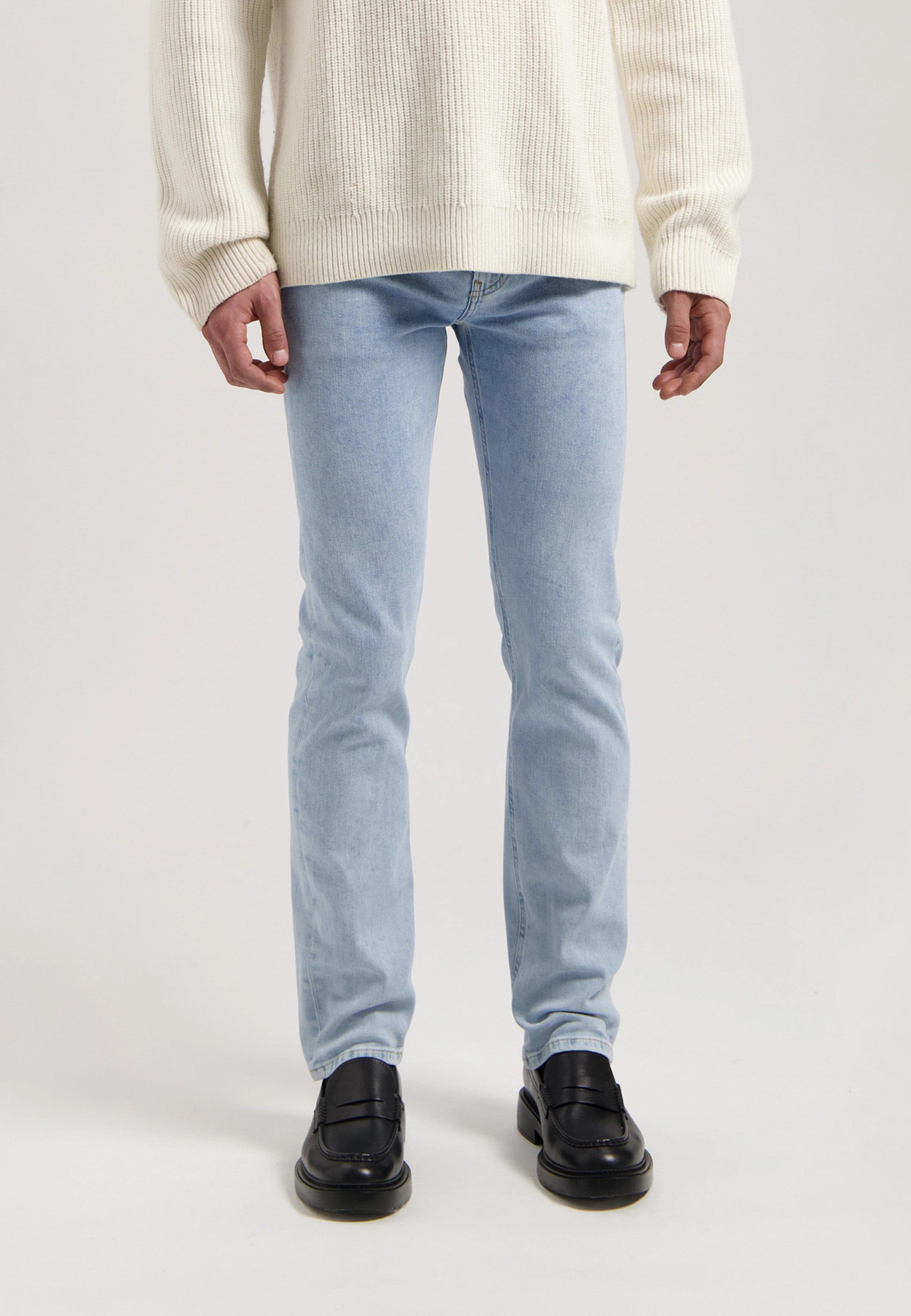 Bryce Mid Straight - Light Stone StaticResistantLining