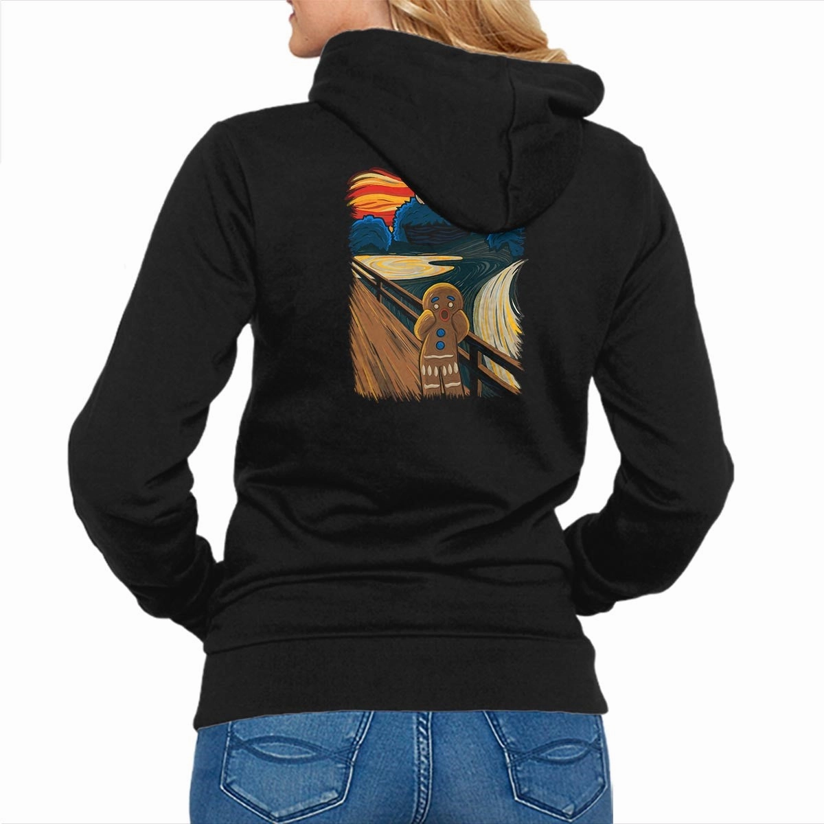 The Cookie Muncher Layered Fashion Basic Hoodie