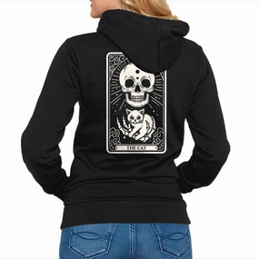 casual top The Cat Tarot Skull