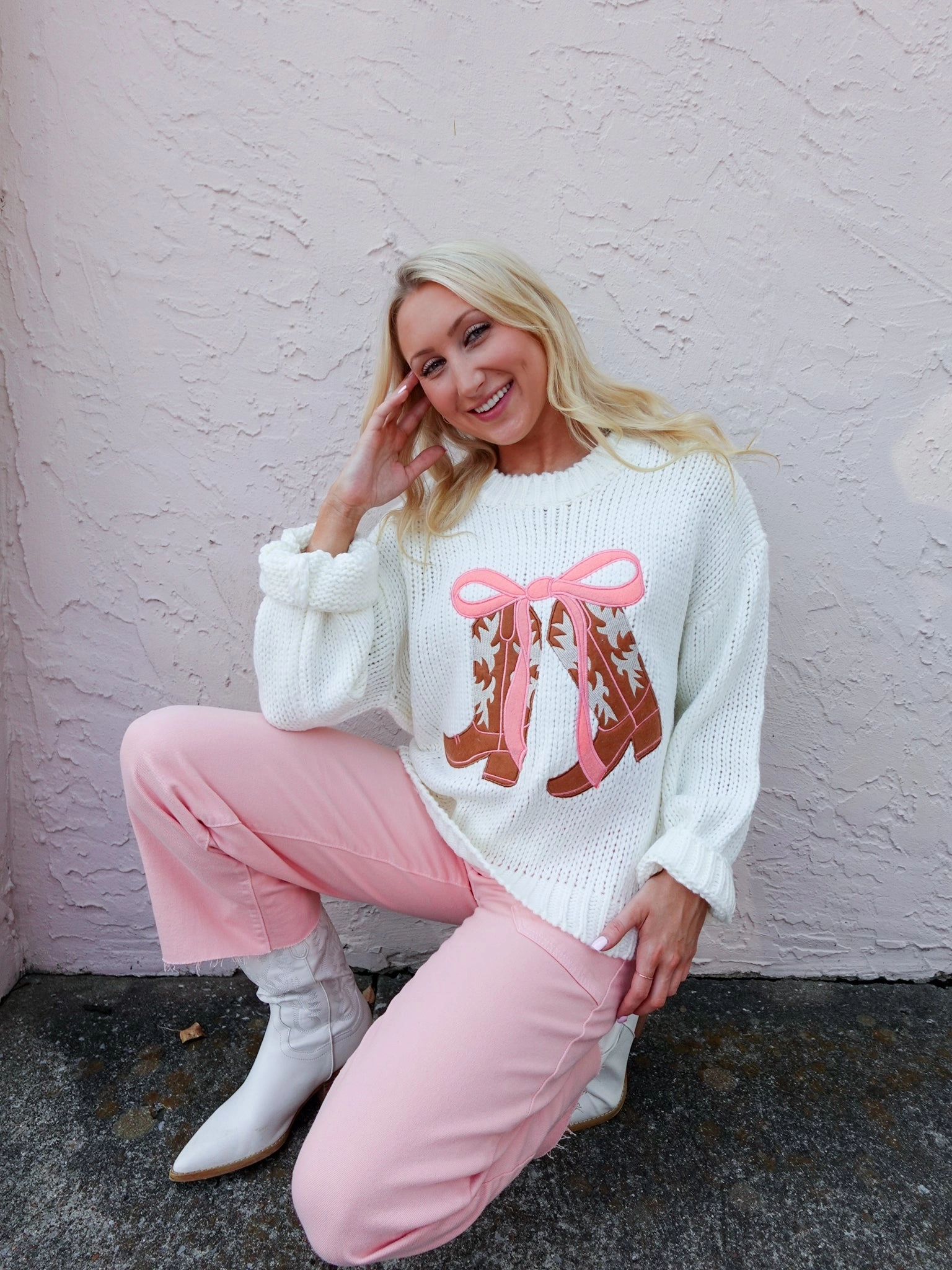 Casual Chic Look Snug & Stylish Round Up Boots Sweater