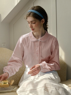 Fast Fit ??Final Sale??Cadence Doll Collar Eedwardian Style Blouse