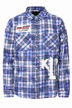 Classic Look Seasonal Trend Premium Bleached Flannel Shirt