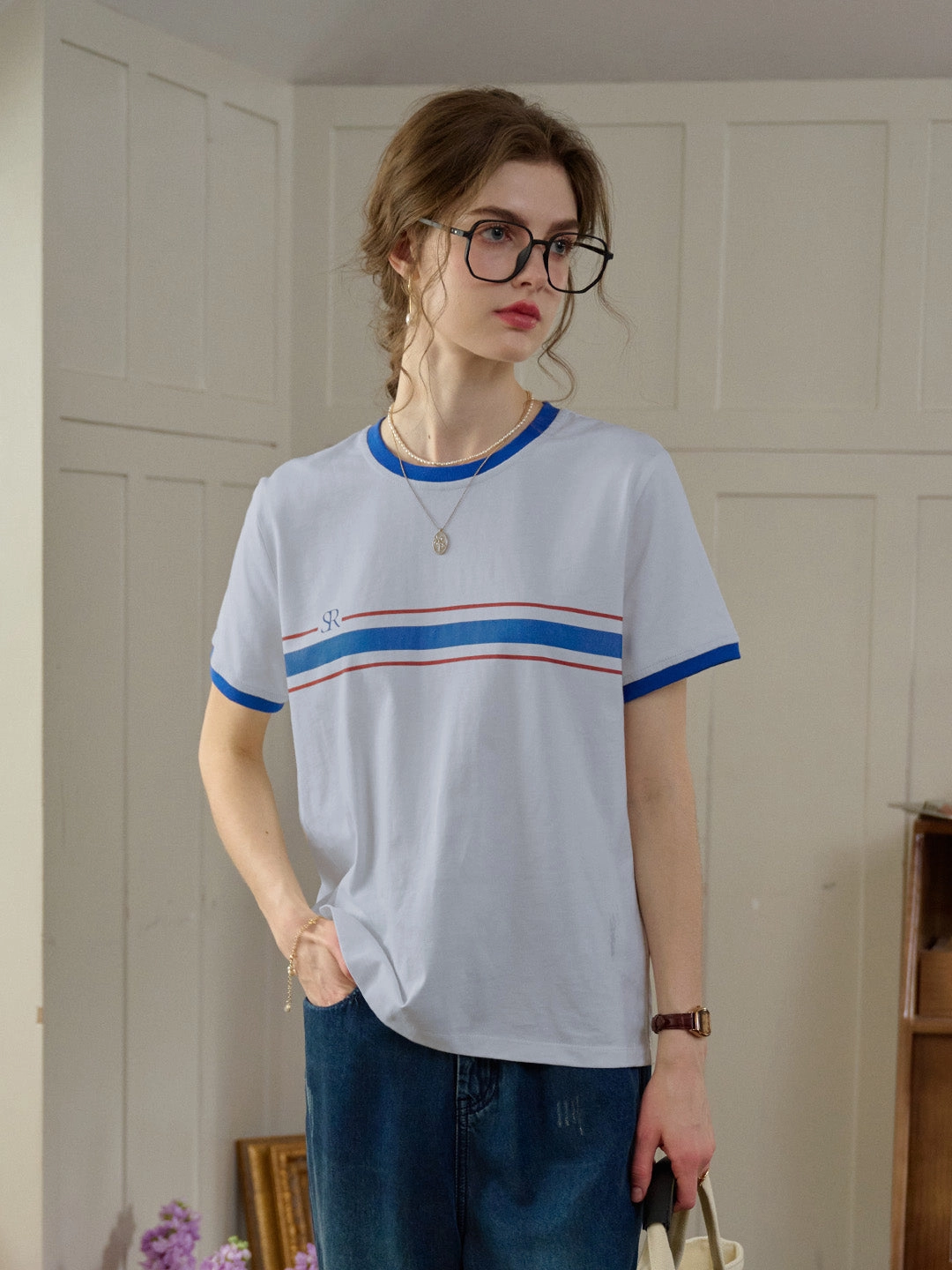 Reinforced Hem Basic Wardrobe ??Final Sale??Kai Women's Solid Color Bustier Camisole - Blue