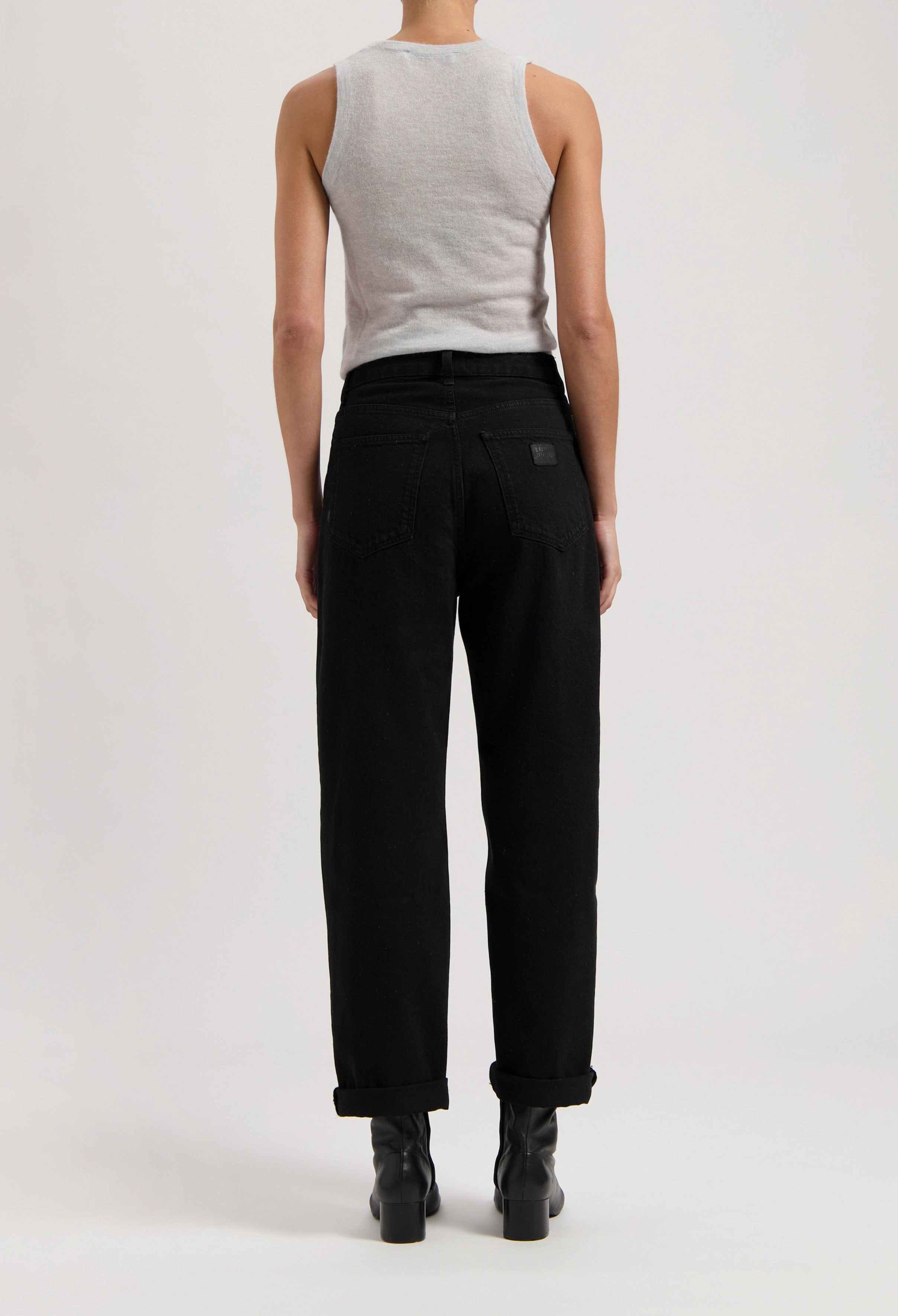 Strong Soul Soft Joggers Brooke High Barrel - Nero Nero