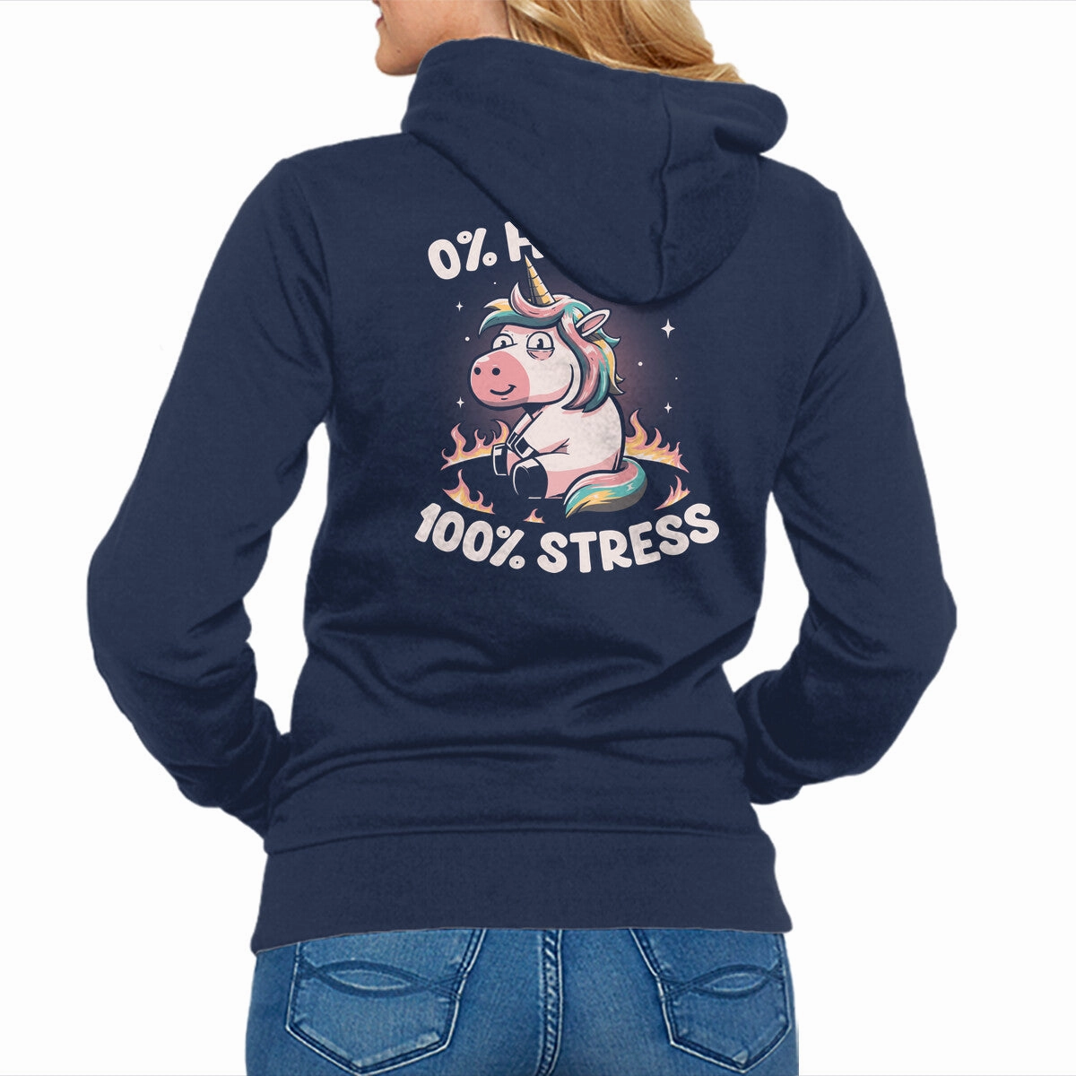 Comfy Hoodies product custom made perfection Not Human Just Stressed