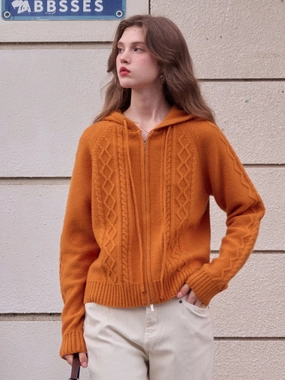 Halle Ribbed Hooded Cardigan MoistureWicking Technology QuickDrying Fiber