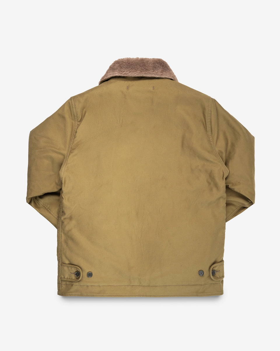 Whipcord N1 Deck Jacket - Khaki City Soul Cozy Sweatshirt