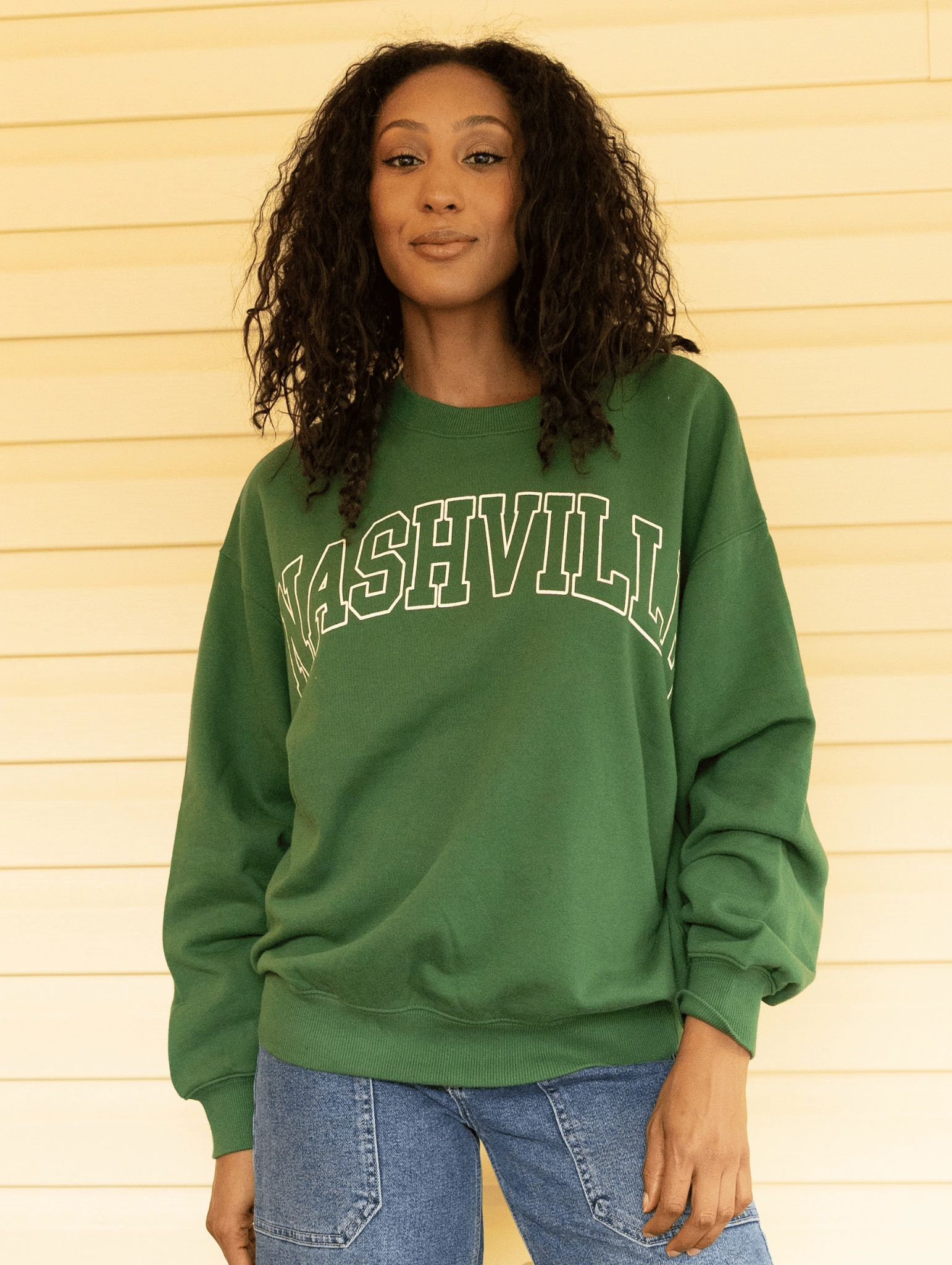 Nashville Outline Sweatshirt Soft Comfort Fit