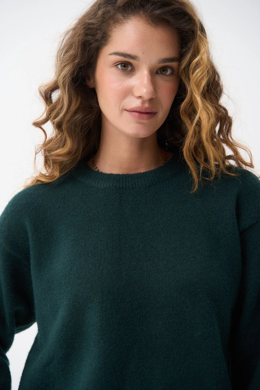 Comfy Vibes Wool sweater in color green