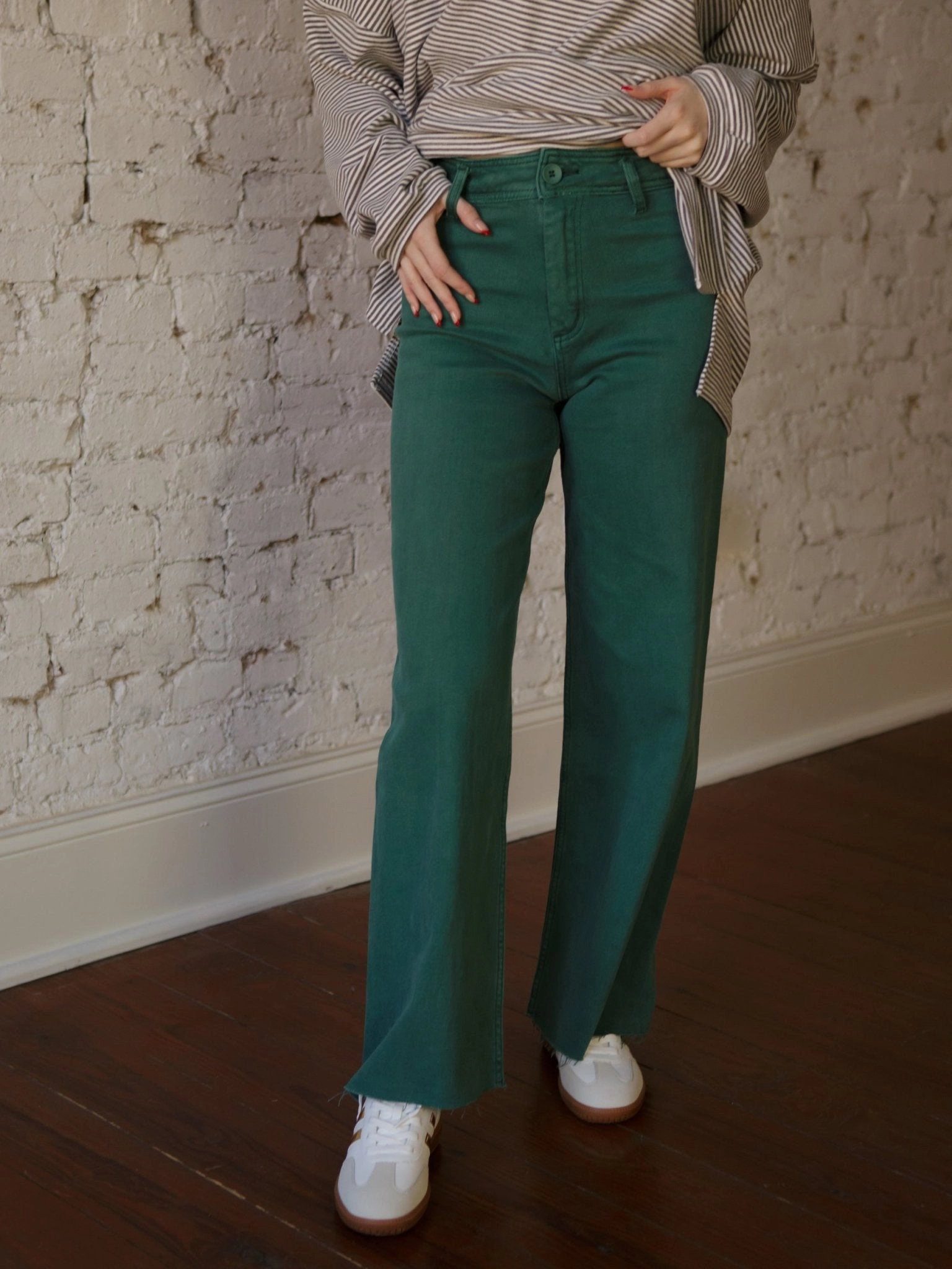 Earthy Modern Minimalist Office Wear Zaya Jeans