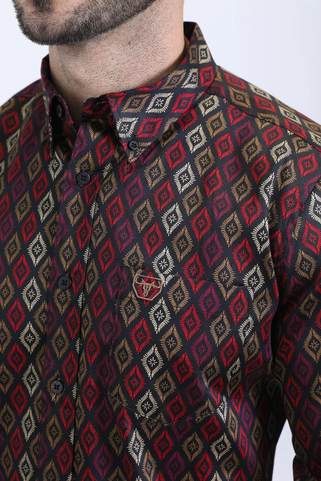 Mens Satin Cotton Modern Fit Navy Long Sleeve Black Shirt Non Irritating Tags Evening Elegance